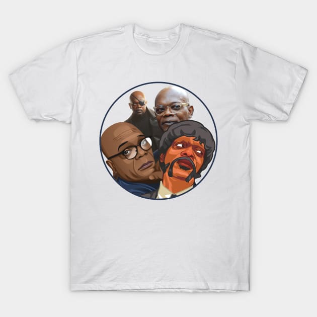 Samuel L. Jackson T-Shirt by makram